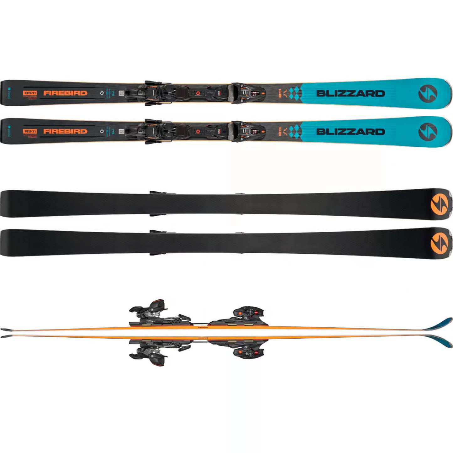 BLIZZARD FIREBIRD 76 RS TI + XCELL 12 DEMO - Sci da pista racing - black/red