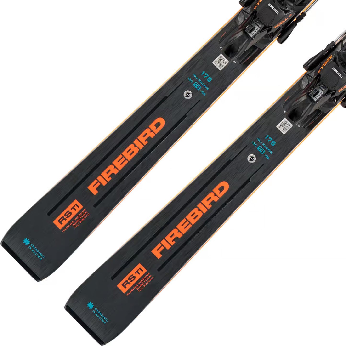 BLIZZARD FIREBIRD 76 RS TI + XCELL 12 DEMO - Sci da pista racing - black/red