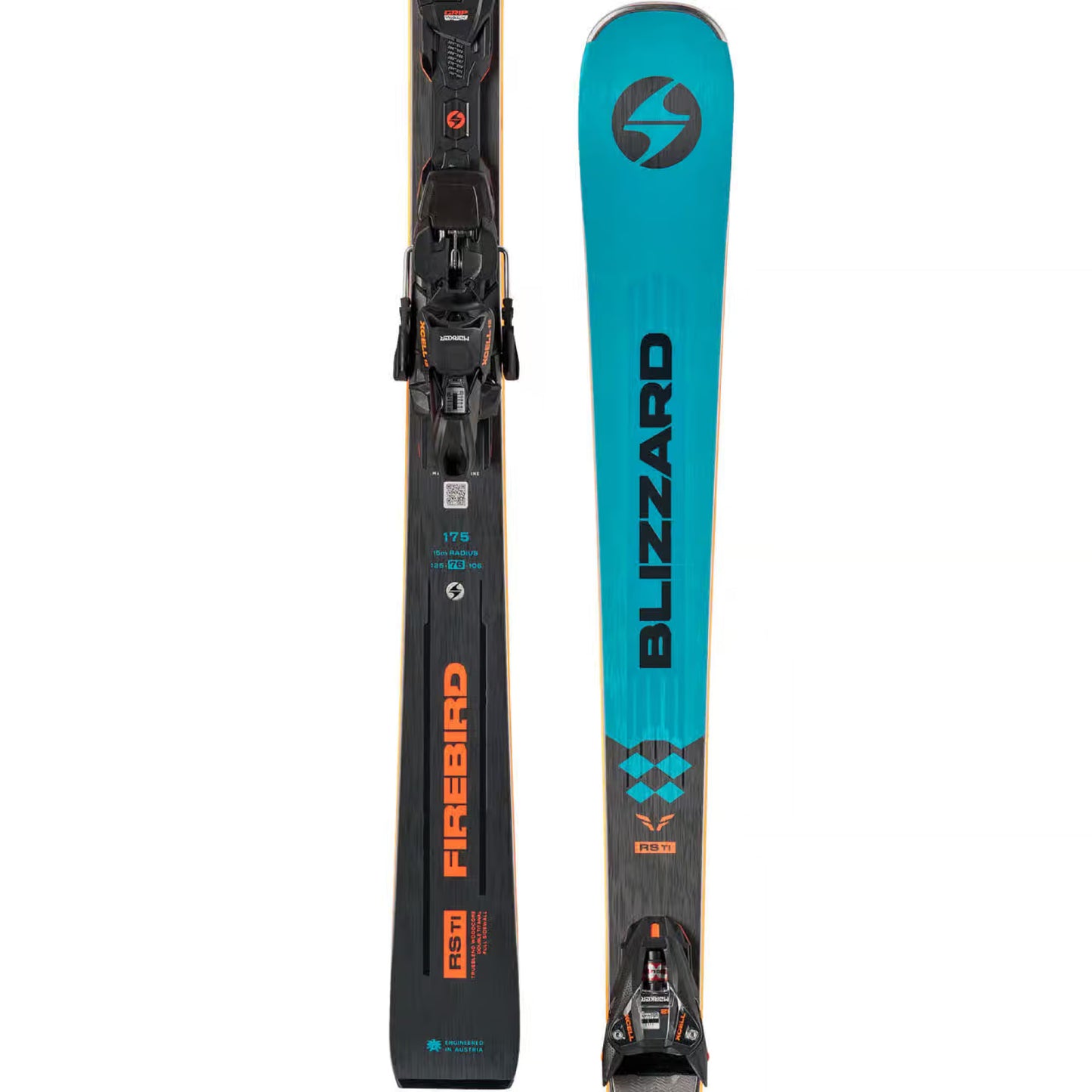 BLIZZARD FIREBIRD 76 RS TI + XCELL 12 DEMO - Sci da pista racing - black/red