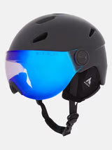 McKINLEY PULSE HS-016 VISOR - Casco da sci con visiera - black/silver