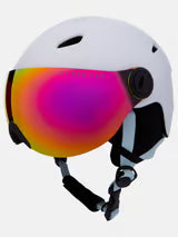 McKINLEY PULSE JR REVO HS-016 - Casco da sci junior con visiera - white/pink